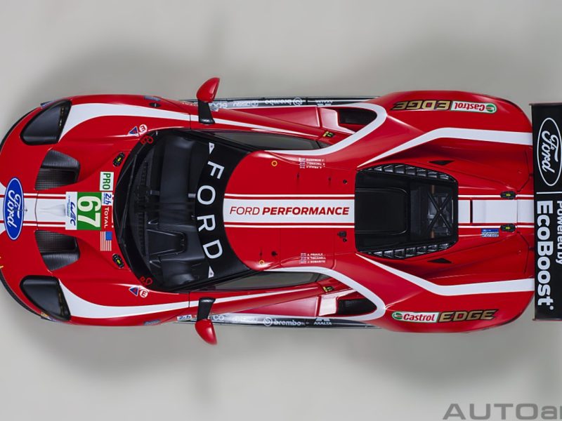 Ford GT GTE Pro 24 ore di Le Mans del 2019 n.67 scala 1/18 dell'AutoArt