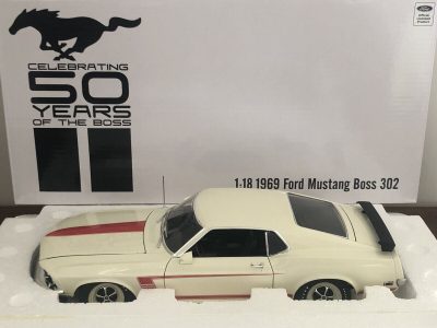 ACME 1969 FORD MUSTANG BOSS 302 50 YEARS ANNIVERSARY EDITION 1:18